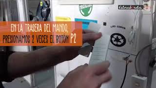 Programar estor motorizado vía radio Came Invertir sentido de subida y bajada [upl. by Arhna]