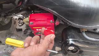 Bullet 350 Standard  Battery Change  Exide [upl. by Destinee]