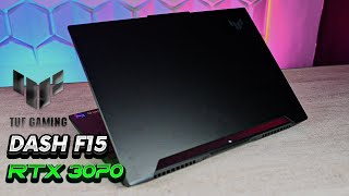 ASUS TUF DASH F15 REVIEW DE LA NOTEBOOK GAMER MAS HERMOSA Y POTENTE CON RTX 3070 EN 2024 [upl. by Ranitta]