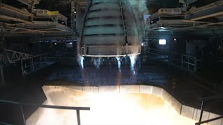 NASA Conducts First RS25 Rocket Engine Test of 2018 [upl. by Orimlede]