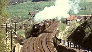 DampfGüterzüge in Ottbergen  Class 44 steam freight trains in 1974 [upl. by Meekar]