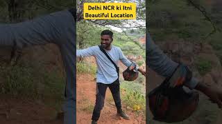 Delhi NCR Most Beautiful Location  Relaxing palance in Faridabad  bike riding [upl. by Letch103]