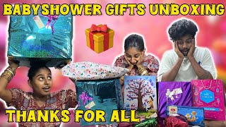 Babyshower Gifts Unboxing❤️dhinaammuvlogs8410 dhinaammu ownvoice vlog gift youtube [upl. by Fianna427]