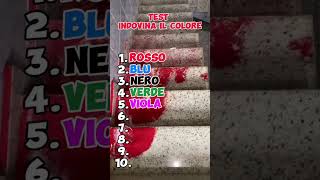 Indovina il colore quiz quiztime quizgames test coloring youtubeshorts [upl. by Baptiste984]