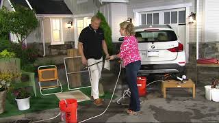 Worx Hydroshot 20V Cordless Power Cleaner with Accessories on QVC [upl. by Esau]