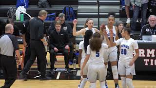 High School Girls Basketball Hopkins vs Farmington [upl. by Bramwell711]