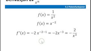 5 1a potensfunksjoner [upl. by Johann]