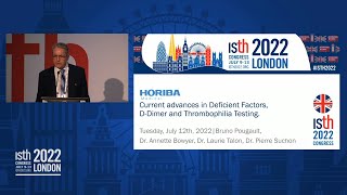 ISTH2022 HORIBA Medical  Current advances in deficient factors DDimer and Thrombophilia testing [upl. by Regdirb412]