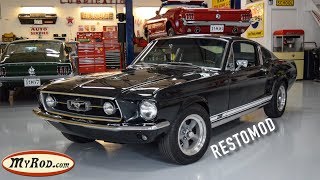 1967 Mustang Fastback Mild Restomod  MyRodcom [upl. by Ggerg]