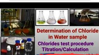 Determination of Chloride In In Water II BISHNUPRIYA MISHRA [upl. by Lirva]