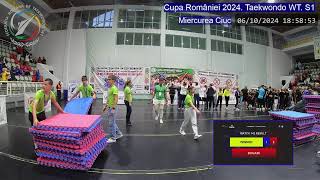 S1 Cupa Romaniei 2024 Taekwondo WT [upl. by Atims230]