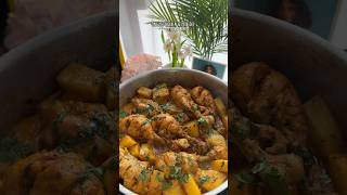 One pot chicken amp potatoes onepotmeal chicken recipe chicken [upl. by Anaihs]