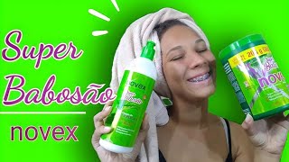 TESTANDO E FINALIZANDO O CABELO COM SUPER BABOSÃO 💚💆 [upl. by Gibbie]