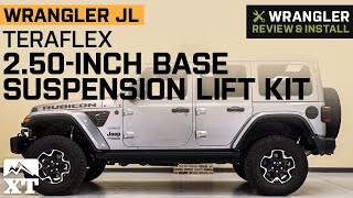 Jeep Wrangler JL Teraflex 250Inch Base Suspension Lift Kit Review amp Install [upl. by Fransisco521]