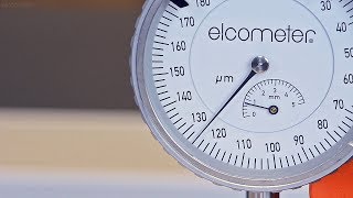 Measuring Surface Profile using the Elcometer 122 Replica Tape amp Elcometer 124 Thickness Gauge [upl. by Tak]