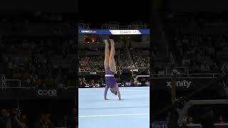 Joscelyn Roberson Floor 2023 Xfinity Championships Senior Women Day 1 Slow Motion shorts 3 [upl. by Arria93]