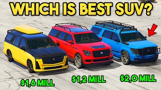 GTA 5 ONLINE  CAVALCADE XL VS LANDSTALKER XL VS GRANGER 3600LX WHICH IS BEST SUV [upl. by Fernyak499]