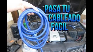 COMO PASAR EL CABLE DE CORRIENTE DEL MOTOR A LA CABINA [upl. by Beetner]