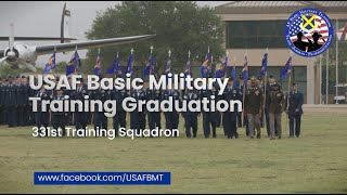 331st Training Squadron Basic Military Training Graduation Ceremony October 12 2023 [upl. by Hafeetal648]