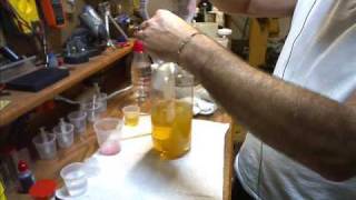 How To Make BioDiesel 4 Cooking the Mix [upl. by Asnerek]