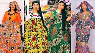 SUPER MODÈLES AFRICAINS EN ROBES LONGUES PAGNEAFRICAIN WAXANKARA MODERNES ET MAGNIFIQUES [upl. by Suidualc]