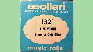 Like Young Aeolian brand Player Piano Roll [upl. by Ellenet]