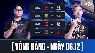 🏆UM vs TAL  3BL vs SGJ  Q9 vs SV  AG vs WOF  VÒNG BẢNG CFS 2024 GRAND FINALS  NGÀY 6122024 [upl. by Hitt]