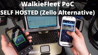 WalkieFleet PoC commercial self hosted Zello PTT alternative own private server  dispatch console [upl. by Gladwin]