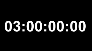 CRONÓMETRO de 3 horas SIN ALARMA  Temporizador de 180 minutos [upl. by Imuyam]