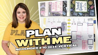 Plan with Me November 410 2024 Vertical CPC WEEK [upl. by Rettuc555]