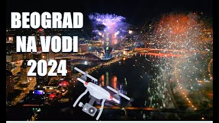 Nova godina 2024 Beograd na vodi vatromet  New Years 2024 Belgrade Waterfornt Fireworks [upl. by Duvall]