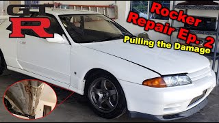 R32 GTR Restoration Rocker Panel Repair EP 2 [upl. by Un217]