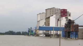 Hochwasser Wien Hafen Albern 04062013 [upl. by Bitthia540]