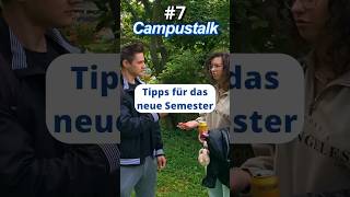 Campustalk  Tipps an Erstsemester semester straßenumfrage umfrage [upl. by Bohon]