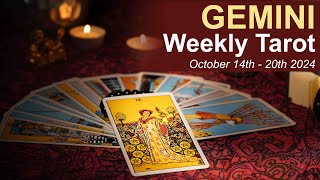 GEMINI WEEKLY TAROT quotTHE PHOENIX RISINGquot October 14th to 20th 2024 weeklytarot [upl. by Judye]