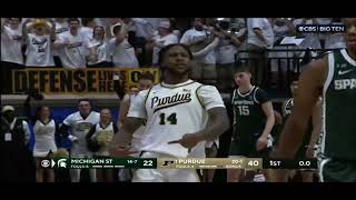 Third Loudest Moment in Mackey Arena History David Jenkins Jr halftime buzzer beater vs MSU [upl. by Einttirb436]