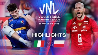 🇮🇹 ITA vs 🇵🇱 POL  Highlights  Week 3  Mens VNL 2024 [upl. by Barthel627]