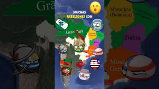 IMPERIO DE BRASIL countryballs paises historia mapa curiosidades guerra [upl. by Ssej878]