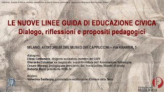 LE NUOVE LINEE GUIDA DI EDUCAZIONE CIVICA Dialogo riflessioni e propositi pedagogici [upl. by Jorge]