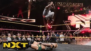 Velveteen Dream tries to get Aleister Blacks attention by ambushing Lio Rush WWE NXT Oct 4 2017 [upl. by Yenetruoc]