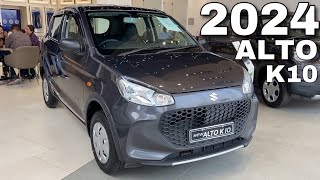 NEW 2024 ALTO K10 LXI ₹48 Lakh GREY ❤️ MARUTI SUZUKI ALTO K10 BASE MODEL UPDATED MODEL 2024 [upl. by Alisia]