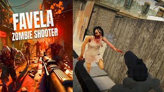 Favela Zombie Shooter Switch Gameplay Review 4K [upl. by Idnod]