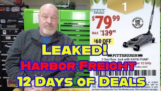 Leaked Harbor Freight 12 Days of deals [upl. by Mini]