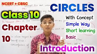 Class 10 Maths Chapter 10 circles  NCERT Class 10  CBSC Maths class 10  Circles introduction [upl. by Atiugal827]