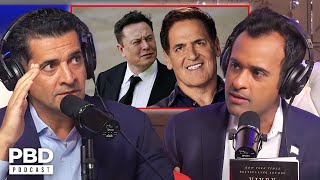 quotLast Election EVERquot  Elon Musk vs Mark Cuban Billionaires BATTLE Over Dangers If Trump Loses 2024 [upl. by Aiker]