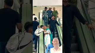 Kiing Prank Escalator Funny Video 😡🤪 shorts [upl. by Kemp]