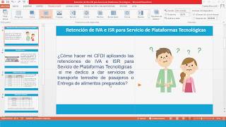 TUTORIAL CFDI con Retención de IVA e ISR para Servicio de Plataformas Tecnológicas [upl. by Nelleeus]