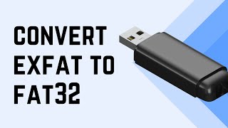 The Secret to Converting from exFat to Fat32  Converting from exFat to Fat32 [upl. by Ecnerol]