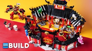 LEGO Speed Build NINJAGO Legacy Monastery amp The Samurai Mech  LEGO Ninjago  Beat Build  ASMR [upl. by Nylesor137]