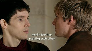 merlin amp arthur roasting each other for 9 minutes straight [upl. by Zephan]